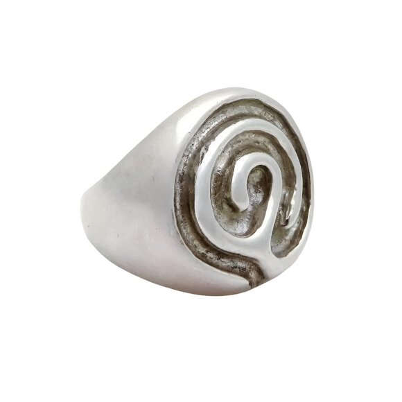 Vintage Sterling Silver Robert Lee Morris RLM Studio Swirl Maze Ring Size 6.25 - Picture 2 of 10